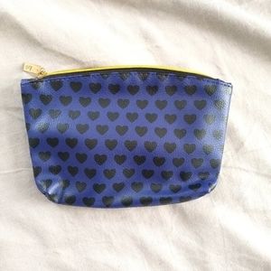 💙 Ipsy Blue Hearts Makeup Bag (3 for $20)